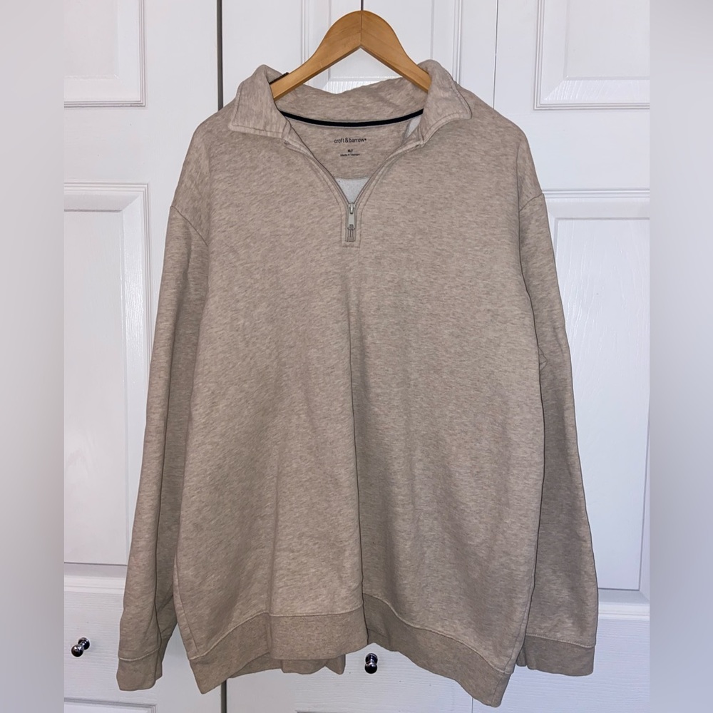 Oversized Quarter-zip Sweatshirt
